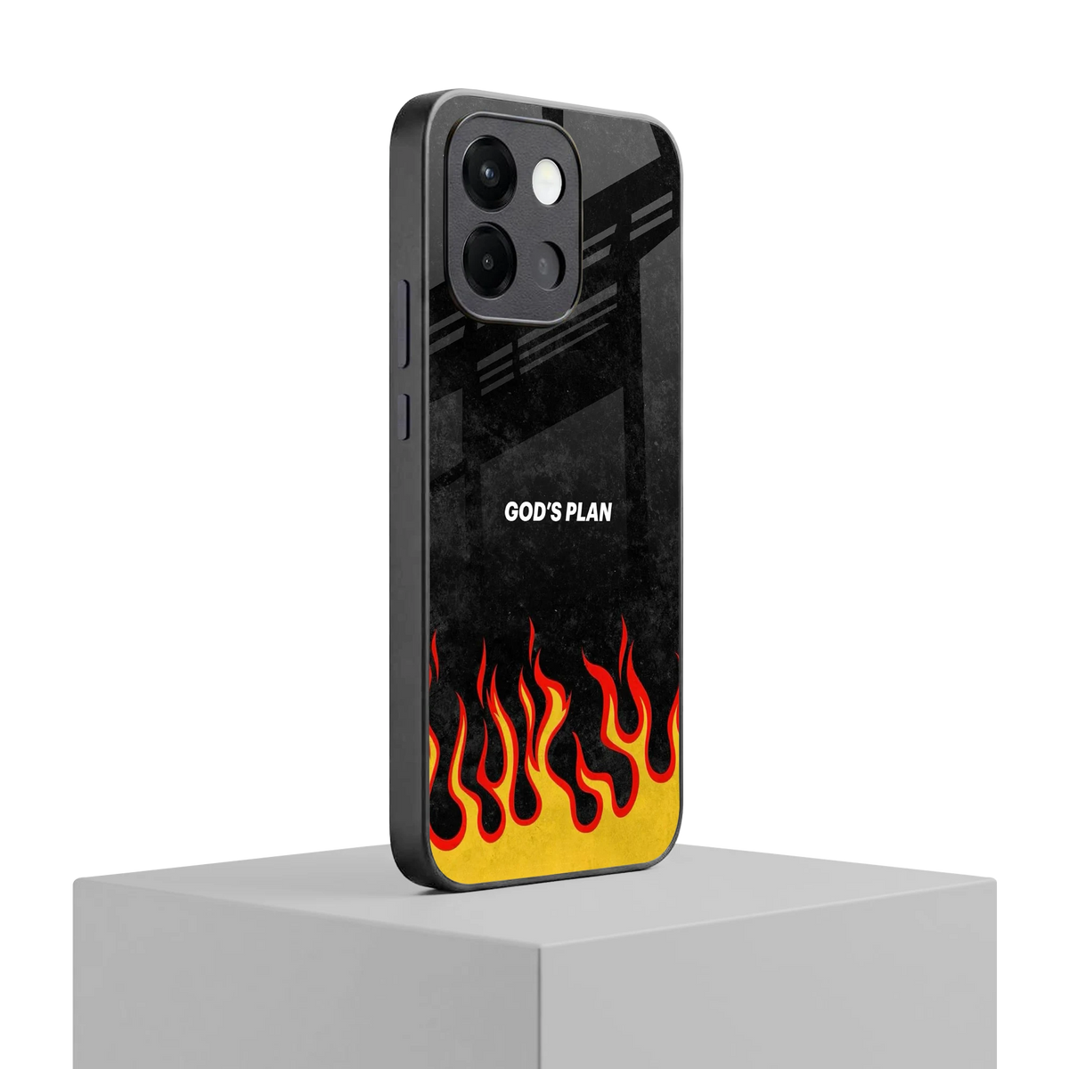 Gods Plan oneplus 13s mobile cover | shockproof glass phone case