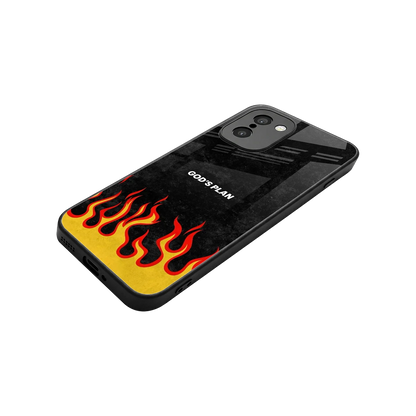 Gods Plan stylish phone case for oneplus 15r | glossy glass and slim fit