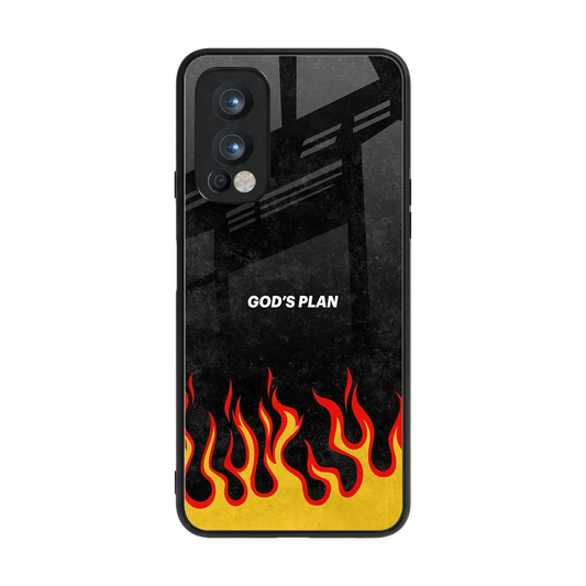 Gods Plan back phone cover | glass case for oneplus nord 2