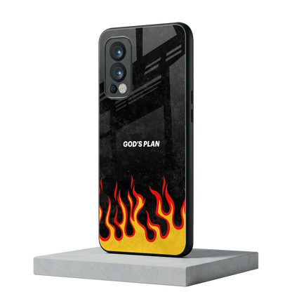 Gods Plan oneplus nord 2 mobile cover | shockproof glass phone case