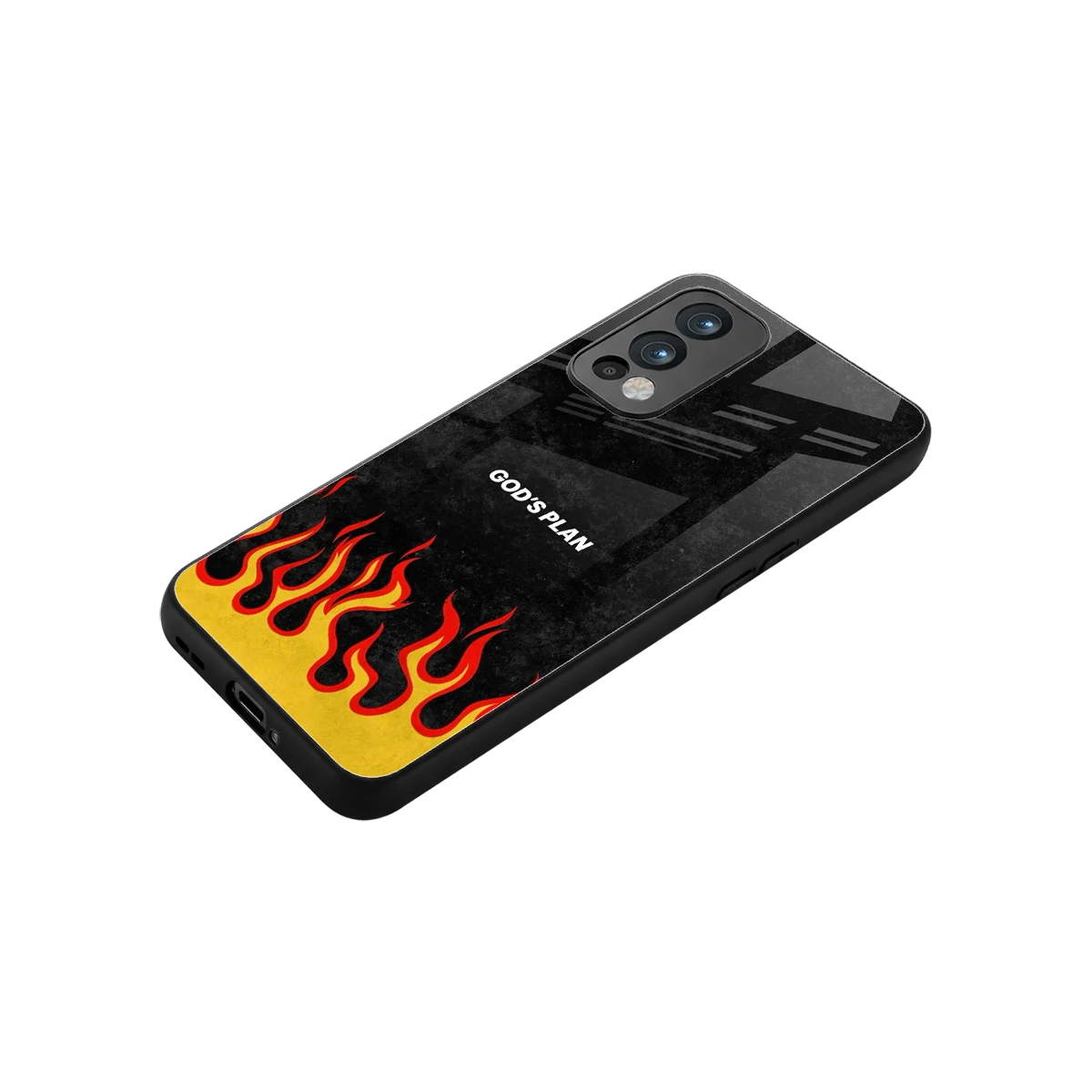 Gods Plan stylish phone case for oneplus nord 2 | glossy glass and slim fit