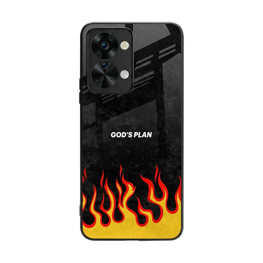 Gods Plan back phone cover | glass case for oneplus nord 2t