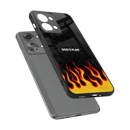 Gods Plan sleek oneplus nord 2t cover with tempered glass back and TPU edges