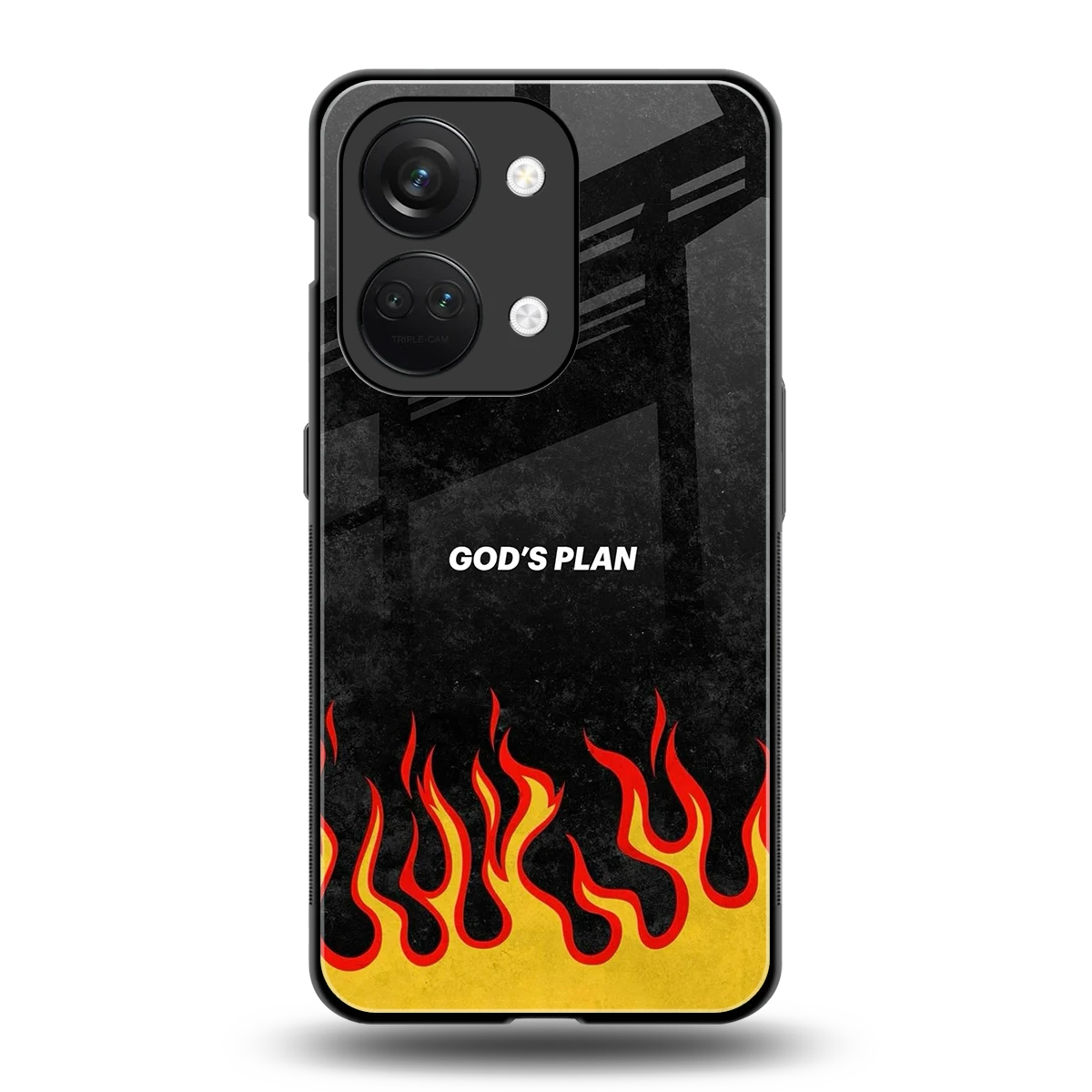 Gods Plan back phone cover | glass case for oneplus nord 3