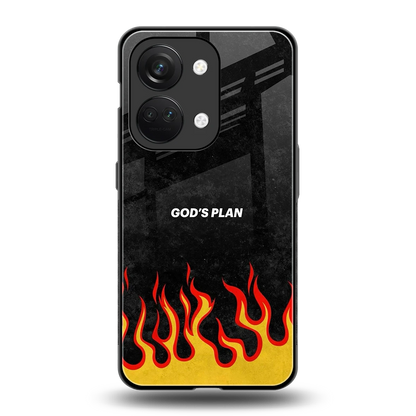 Gods Plan back phone cover | glass case for oneplus nord 3