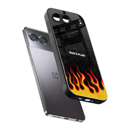 Gods Plan sleek oneplus nord 4 cover with tempered glass back and TPU edges