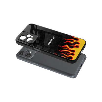 Gods Plan sleek oneplus nord ce 2 lite cover with tempered glass back and TPU edges