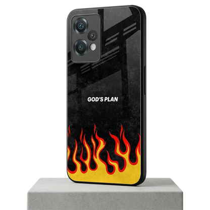 Gods Plan oneplus nord ce 2 lite mobile cover | shockproof glass phone case
