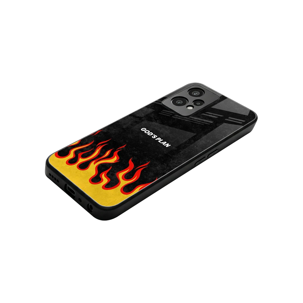 Gods Plan stylish phone case for oneplus nord ce 2 lite | glossy glass and slim fit