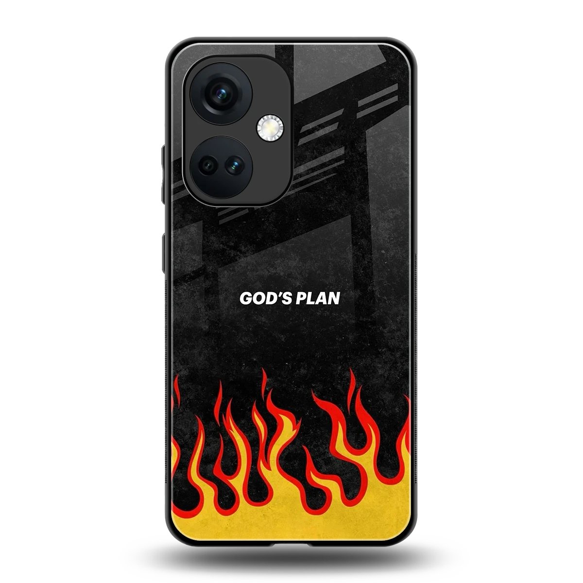 Gods Plan back phone cover | glass case for oneplus nord ce 3