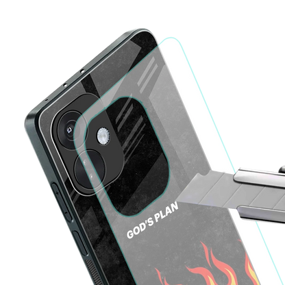 Gods Plan stylish phone case for oneplus nord ce 3 | glossy glass and slim fit
