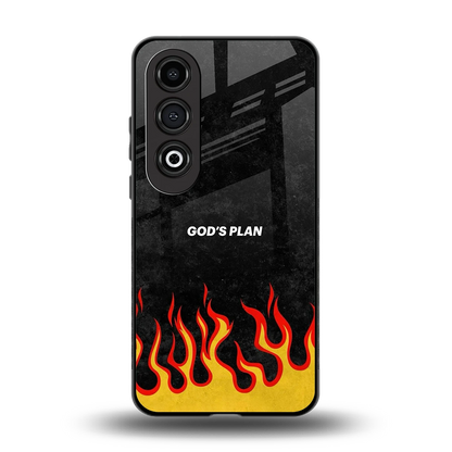 Gods Plan back phone cover | glass case for oneplus nord ce 4