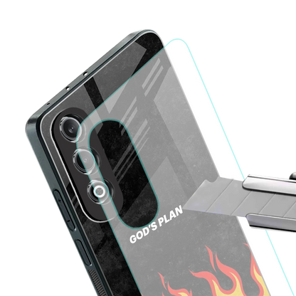 Gods Plan stylish phone case for oneplus nord ce 4 | glossy glass and slim fit