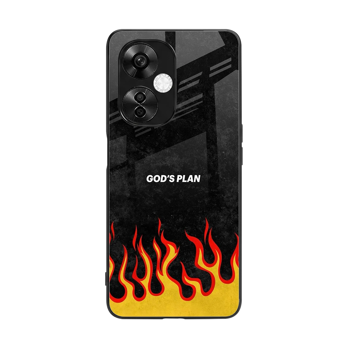Gods Plan back phone cover | glass case for oneplus nord ce 3 lite
