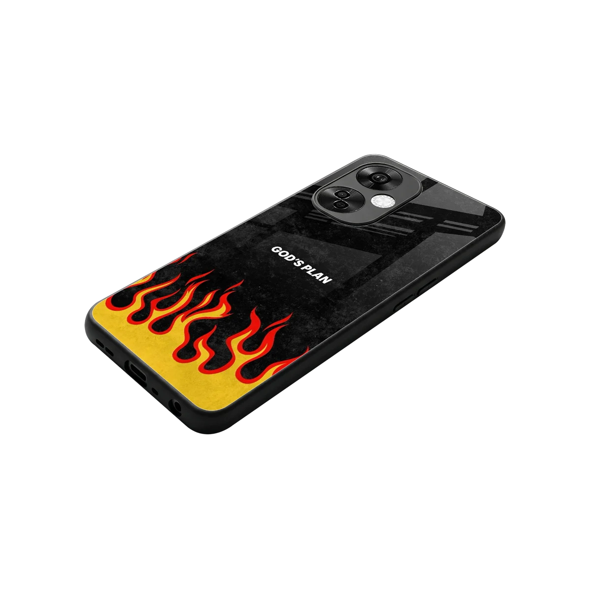 Gods Plan stylish phone case for oneplus nord ce 3 lite | glossy glass and slim fit