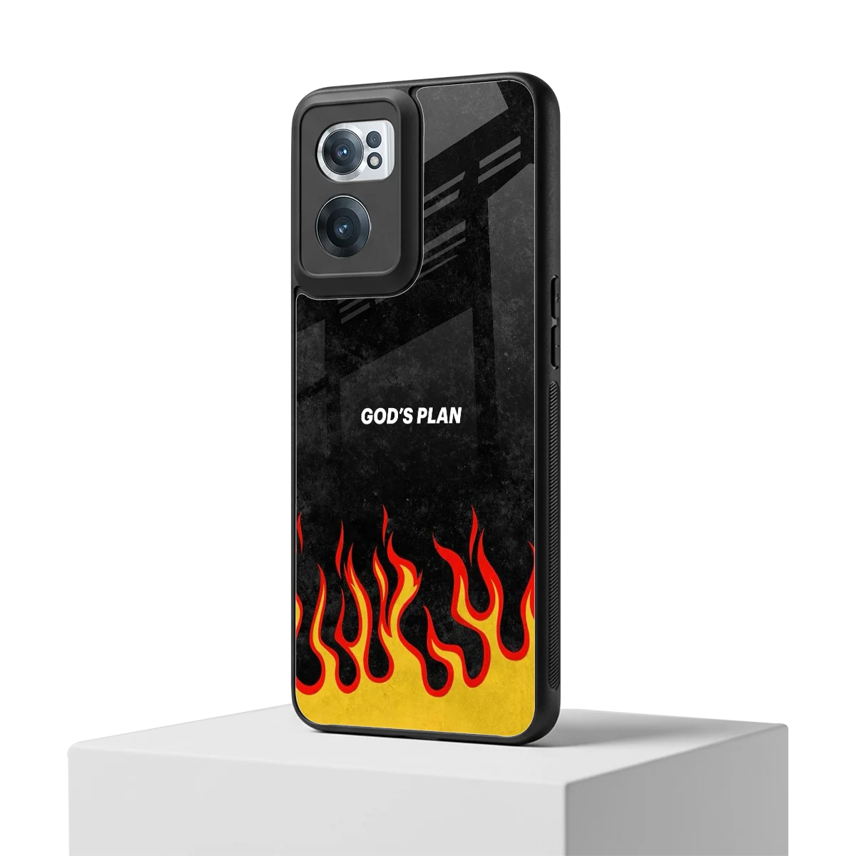 Gods Plan oneplus nord ce 2 mobile cover | shockproof glass phone case