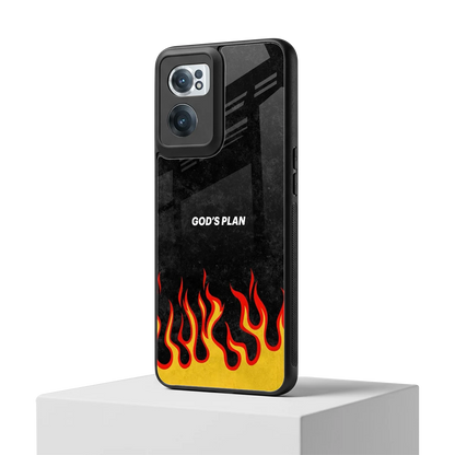 Gods Plan oneplus nord ce 2 mobile cover | shockproof glass phone case