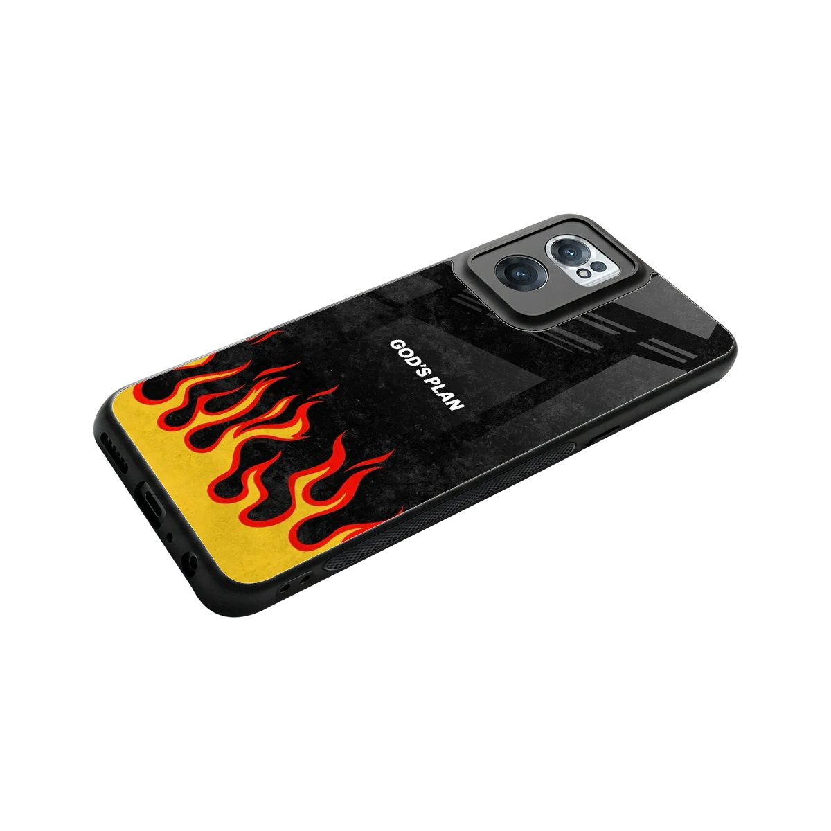 Gods Plan stylish phone case for oneplus nord ce 2 | glossy glass and slim fit