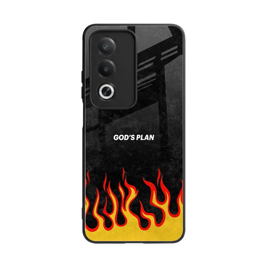 Gods Plan back phone cover | glass case for oppo a3 pro