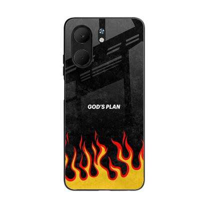 Gods Plan back phone cover | glass case for oppo a5x 5g