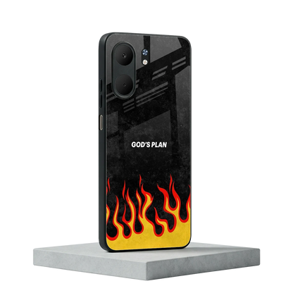 Gods Plan oppo a5x 5g mobile cover | shockproof glass phone case