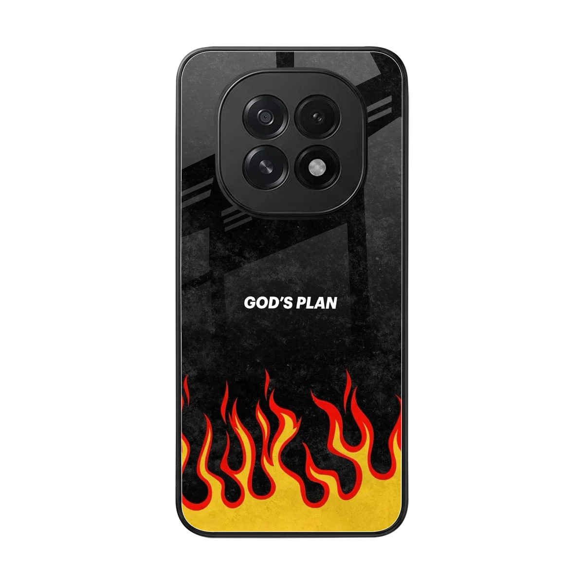 Gods Plan back phone cover | glass case for oppo f29 5g