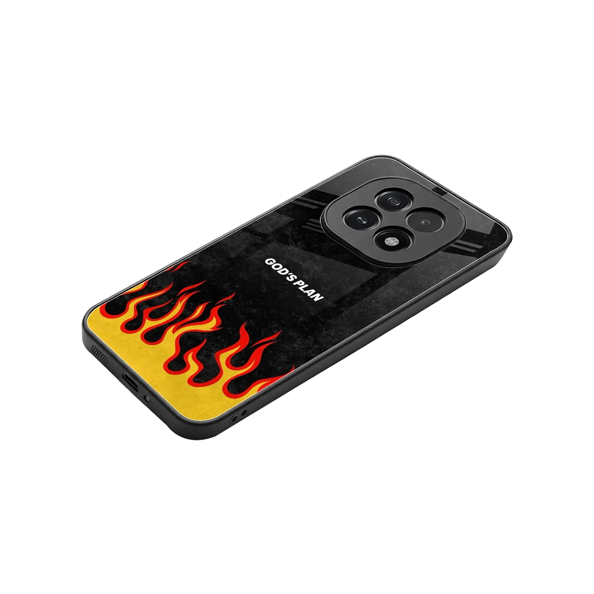 Gods Plan stylish phone case for oppo f29 5g | glossy glass and slim fit