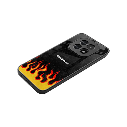 Gods Plan stylish phone case for oppo f29 5g | glossy glass and slim fit