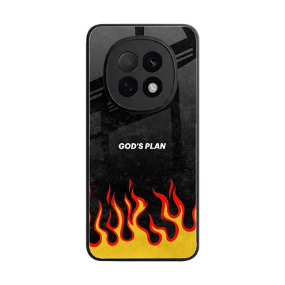 Gods Plan back phone cover | glass case for oppo f29 pro 5g