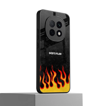 Gods Plan oppo f29 pro 5g mobile cover | shockproof glass phone case