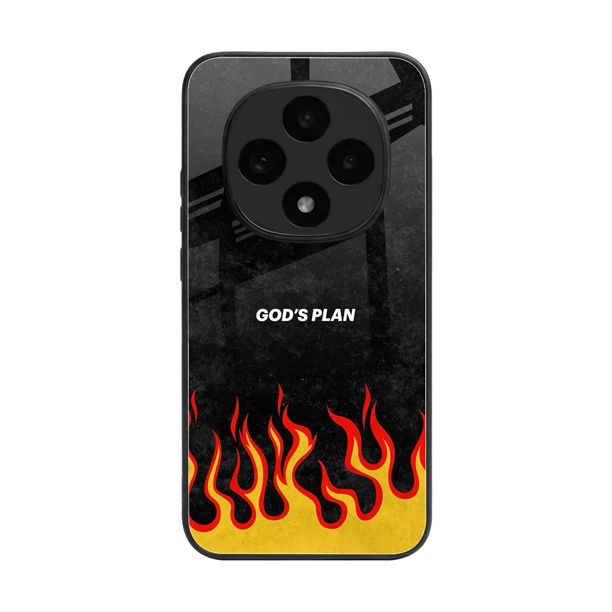 Gods Plan back phone cover | glass case for oppo f31 pro 5g