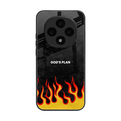 Gods Plan back phone cover | glass case for oppo f31 pro 5g
