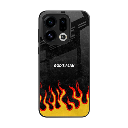 Gods Plan back phone cover | glass case for oppo find x9