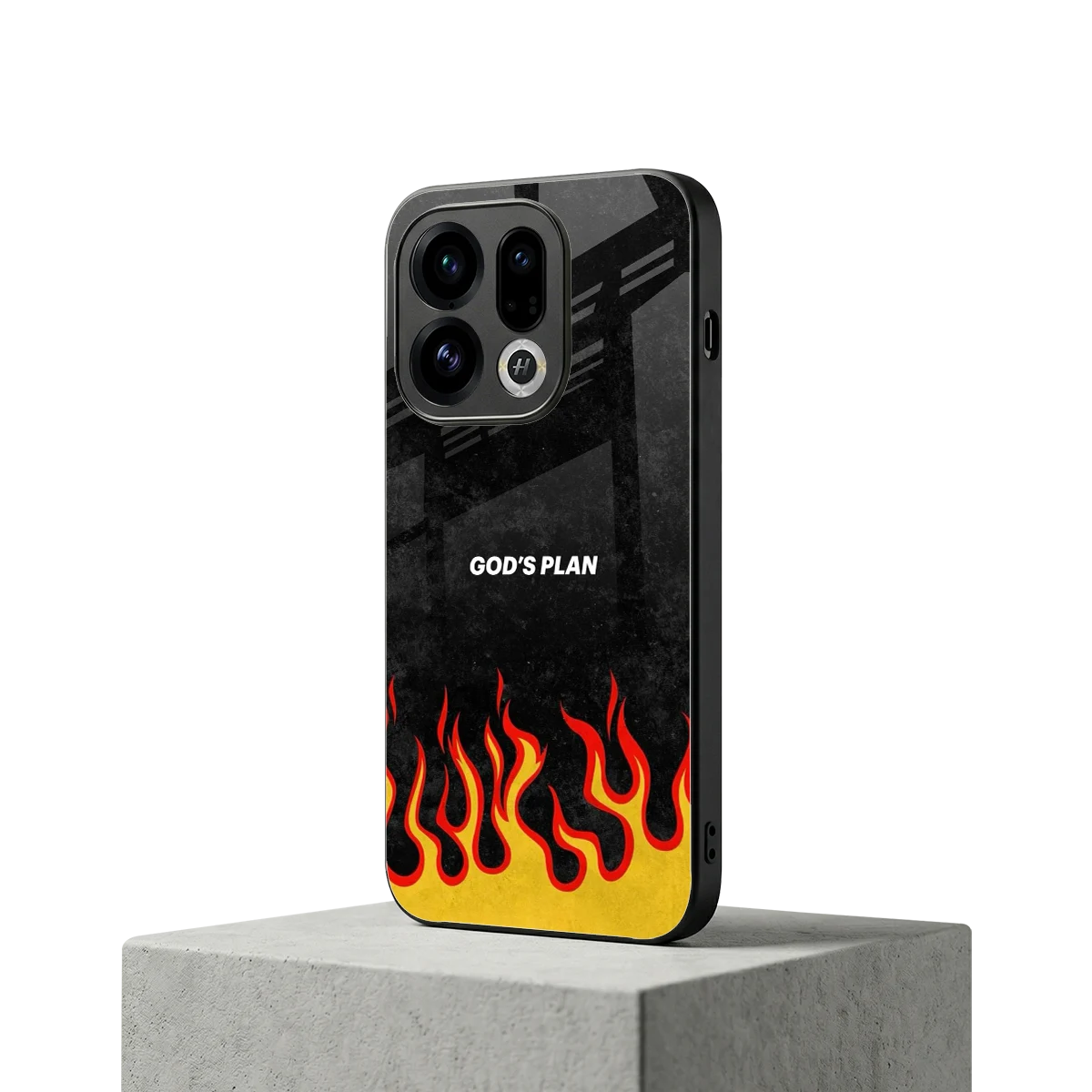 Gods Plan oppo find x9 mobile cover | shockproof glass phone case