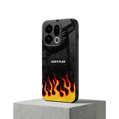 Gods Plan oppo find x9 mobile cover | shockproof glass phone case