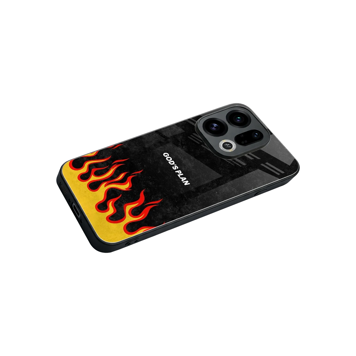 Gods Plan stylish phone case for oppo find x9 | glossy glass and slim fit