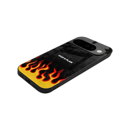 Gods Plan stylish phone case for google pixel 10 | glossy glass and slim fit