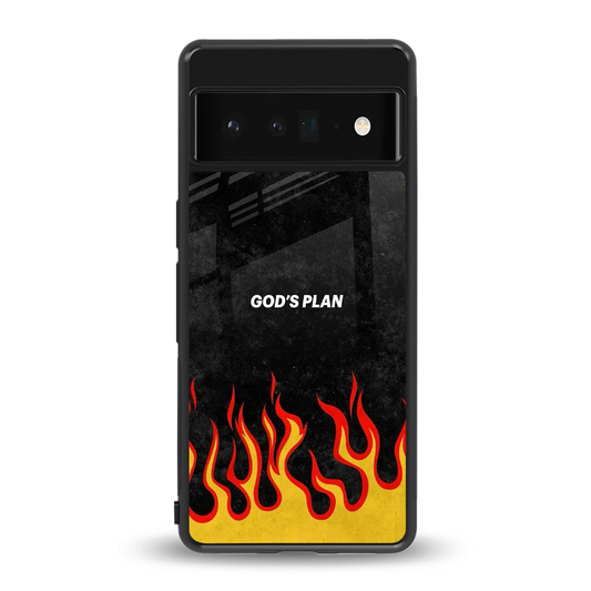Gods Plan back phone cover | glass case for google pixel 6 pro