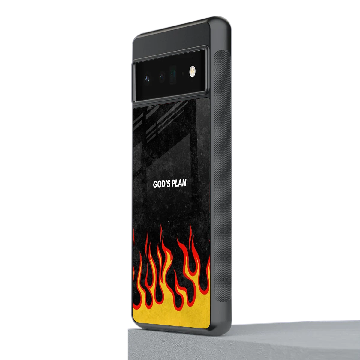 Gods Plan stylish phone case for google pixel 6 pro | glossy glass and slim fit