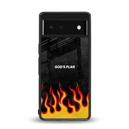 Gods Plan back phone cover | glass case for google pixel 6