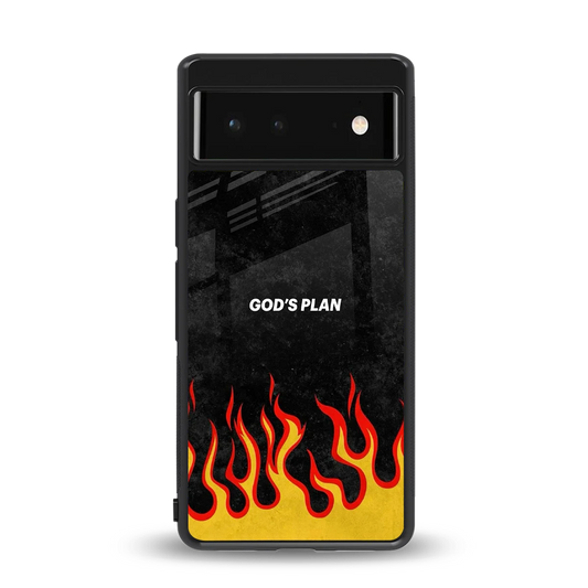 Gods Plan back phone cover | glass case for google pixel 6a