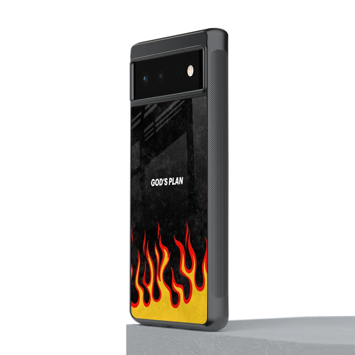 Gods Plan stylish phone case for google pixel 6 | glossy glass and slim fit