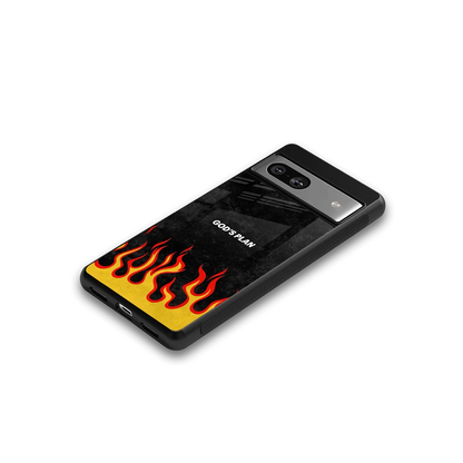 Gods Plan google pixel 7a mobile cover | shockproof glass phone case