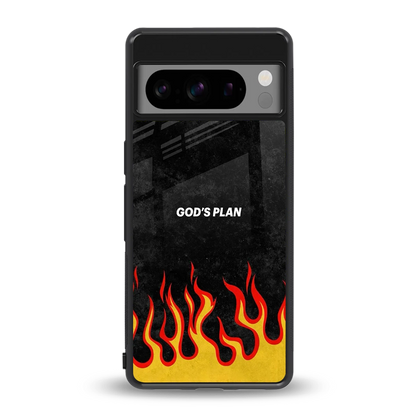 Gods Plan back phone cover | glass case for google pixel 8 pro