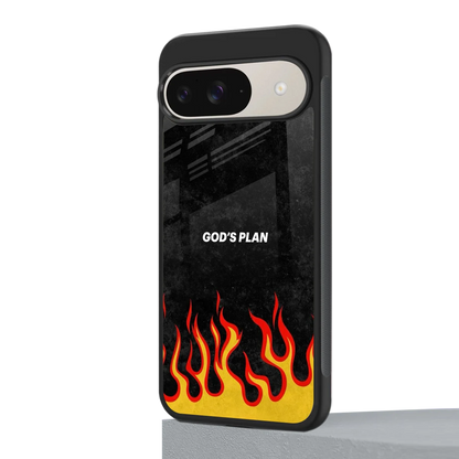 Gods Plan google pixel 9 mobile cover | shockproof glass phone case