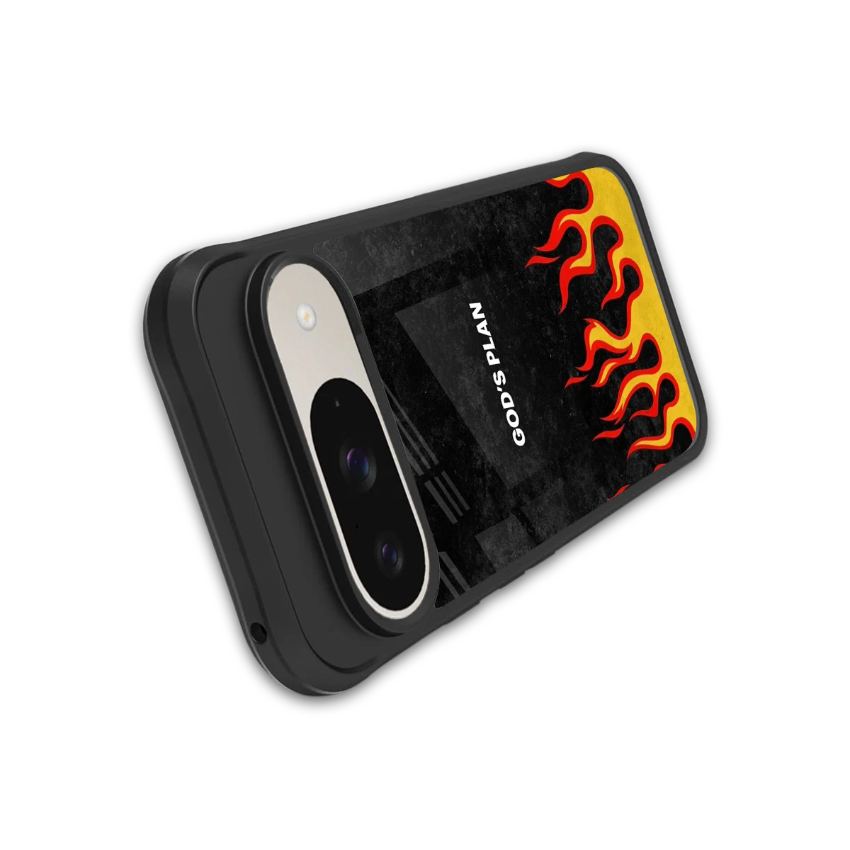 Gods Plan stylish phone case for google pixel 9 | glossy glass and slim fit