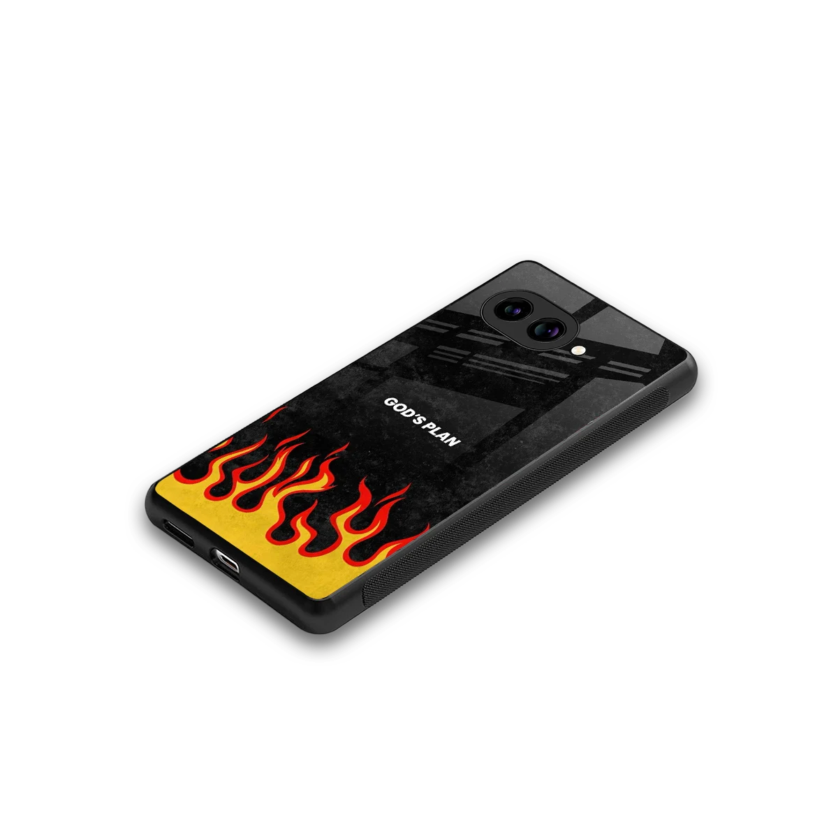 Gods Plan stylish phone case for google pixel 10a | glossy glass and slim fit