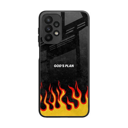 Gods Plan back phone cover | glass case for samsung galaxy a23