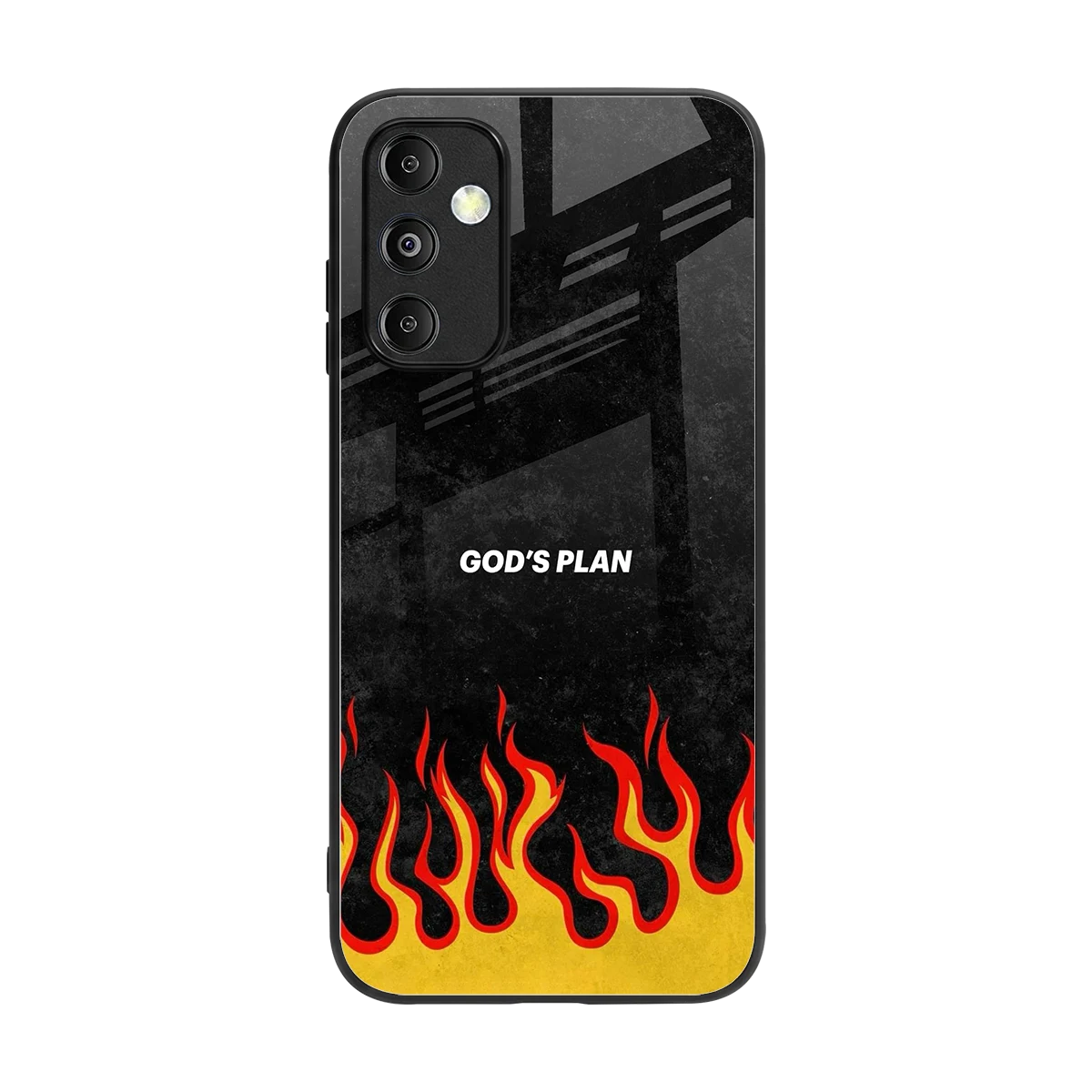 Gods Plan back phone cover | glass case for samsung galaxy m14 5g