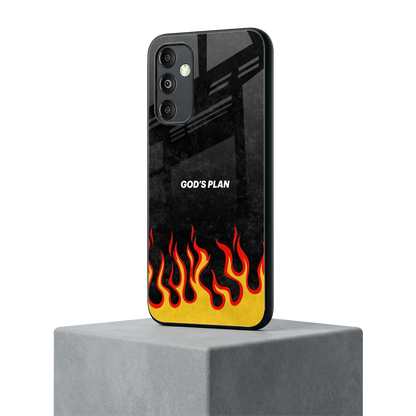 Gods Plan samsung galaxy m14 5g mobile cover | shockproof glass phone case